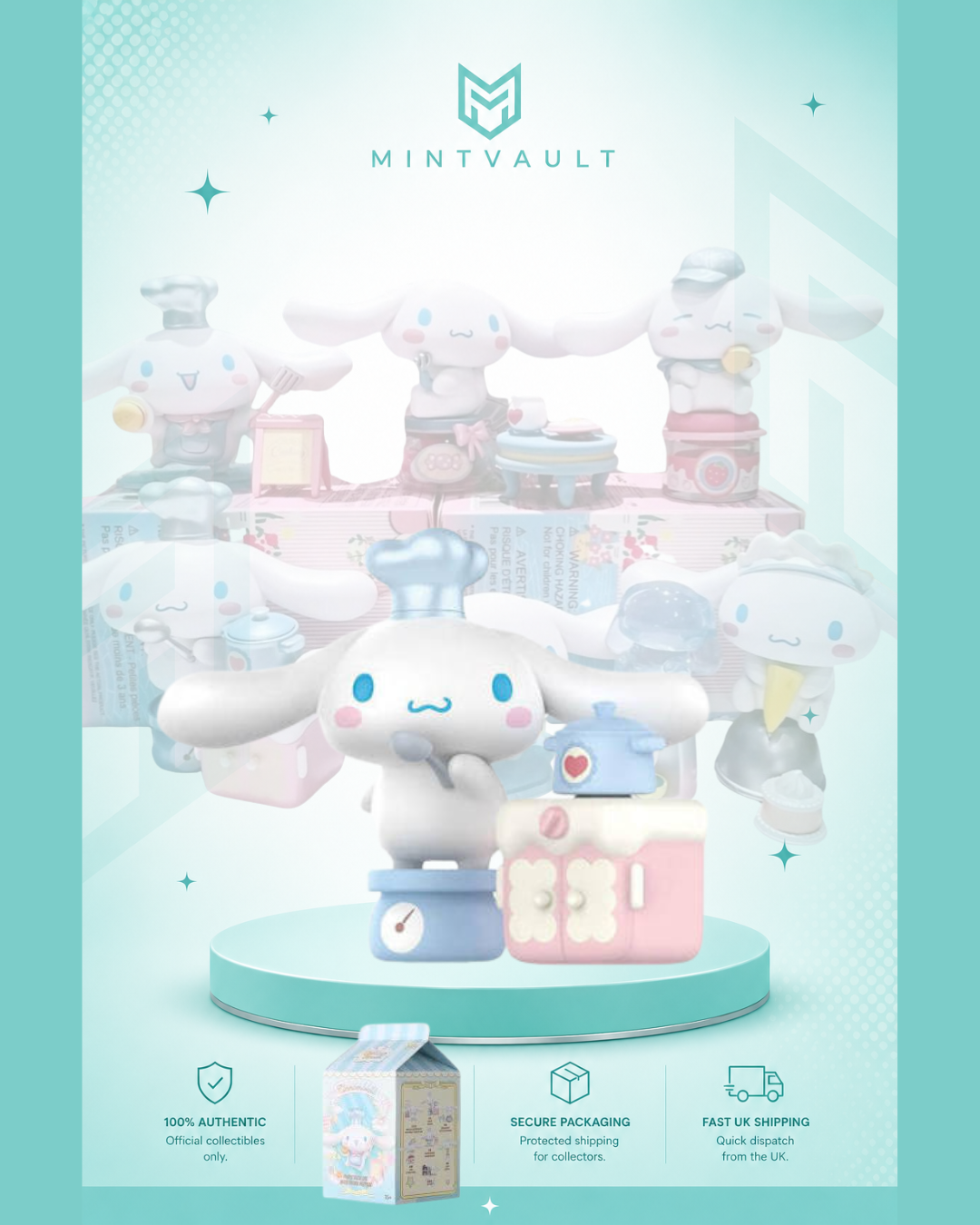 Official Cinnamoroll Cooking Room Blind Box