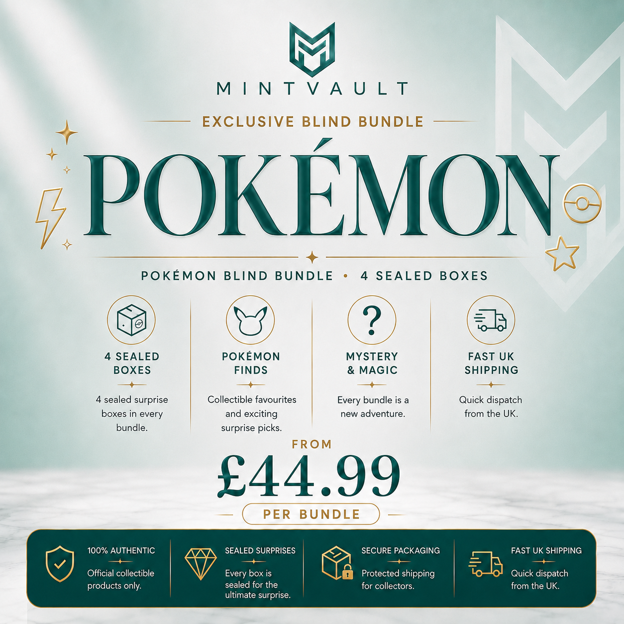 MintVault Pokemon Mystery Bundle