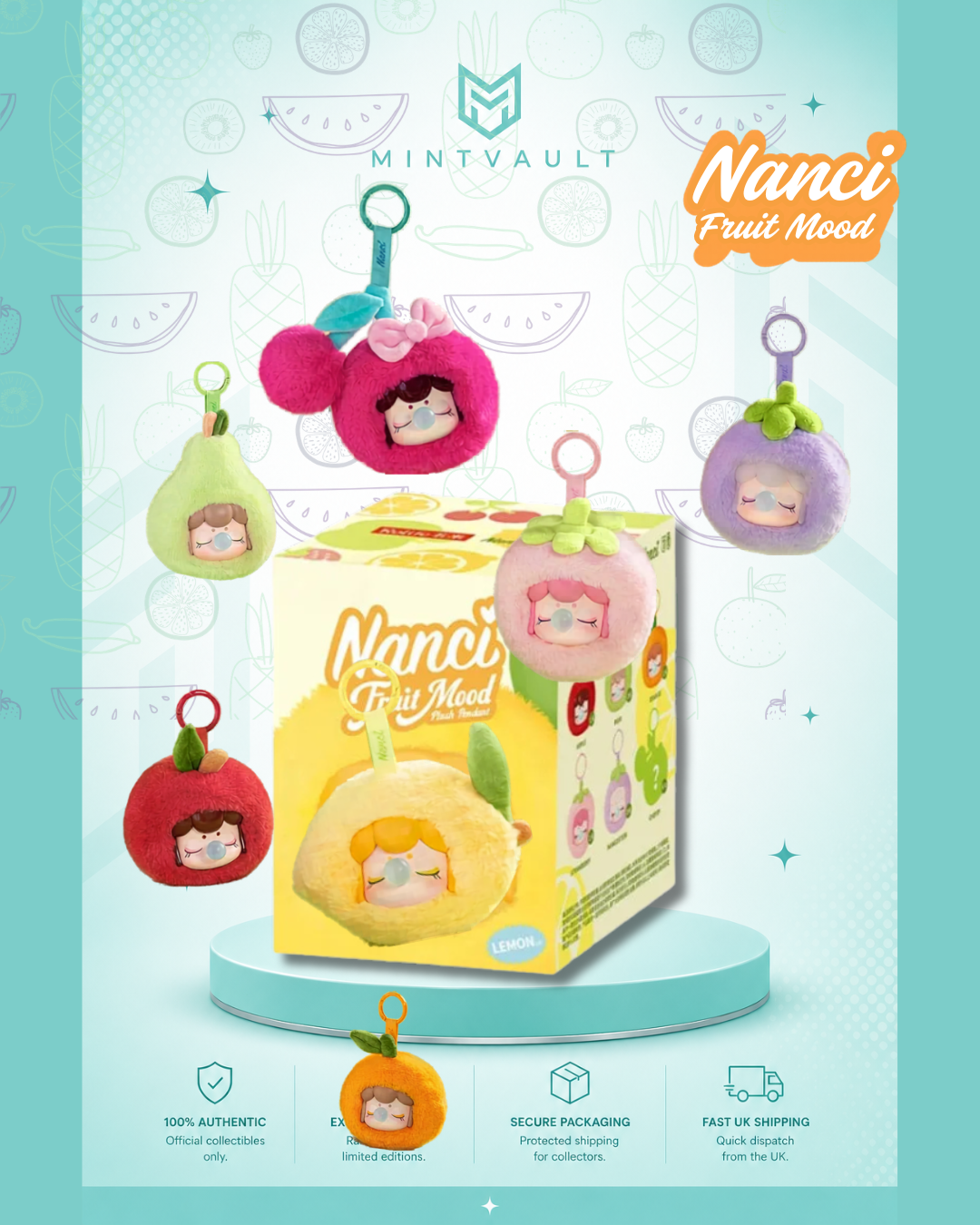 Nanci Fruit Mood Plush Pendant Blind Box