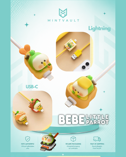 MOETCH x BEBE – Little Parrot BEBE Bento USB Charging Cable Blind Box
