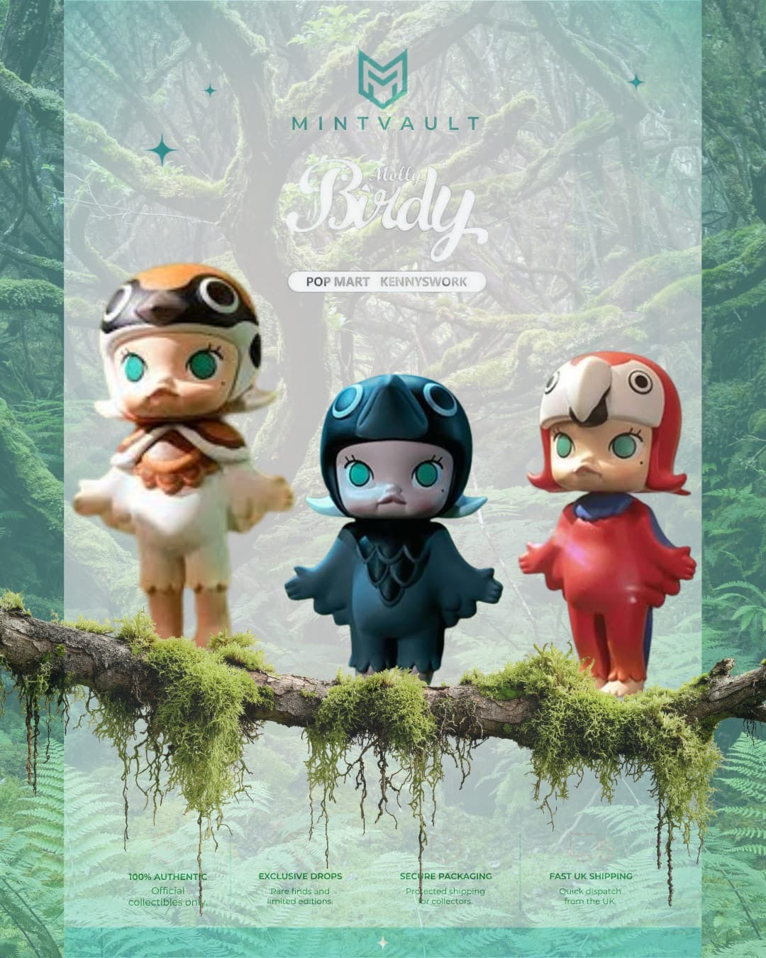 PRE-ORDER: POP MART MOLLY Birdy Series Blind Box