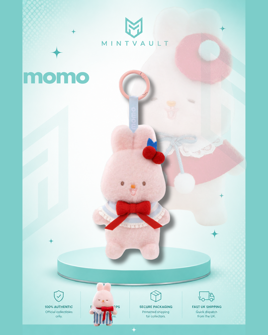 Momo Vibrant Bunny Plush Clip-On